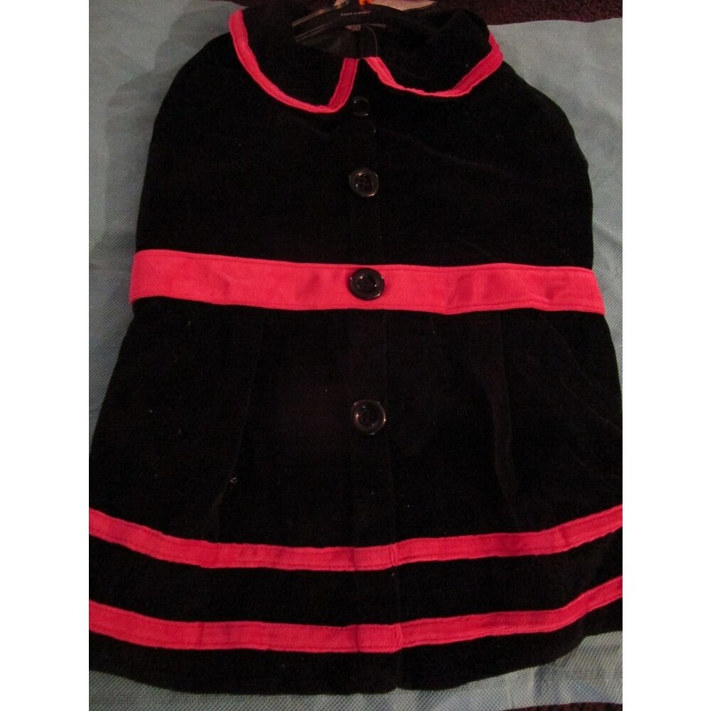 New Zack & Zoey Heritage Collection Velvet Coat Jacket Dog Puppy L Large